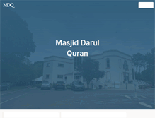 Tablet Screenshot of masjiddarulquran.com